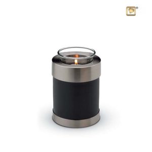 urna con luz de cera