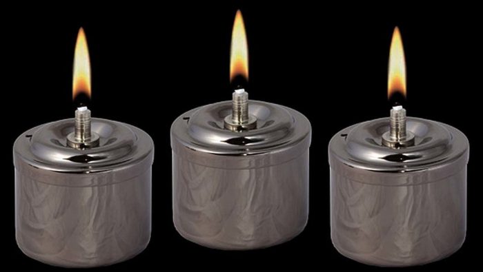 stainless steel oil lamp a