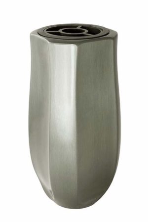 Design grave vase made of stainless steel VP