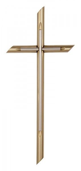 Brass grave cross c
