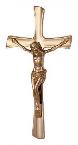Cruce funerară din alamă K a