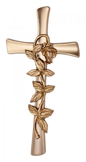 Grabkreuz aus messing K  b