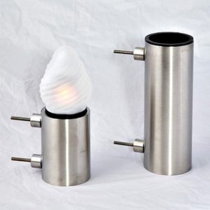 Grave set made of stainless steel grave lantern and grave vase GDL