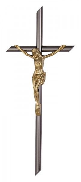 Crucifix de alamă b