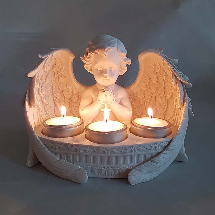 Lysestage Urne Praying Angel (0,15 liter) — Billigsarge.de